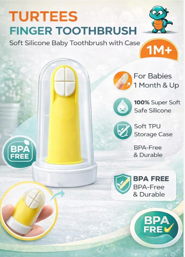 3-Sided Baby Toothbrush