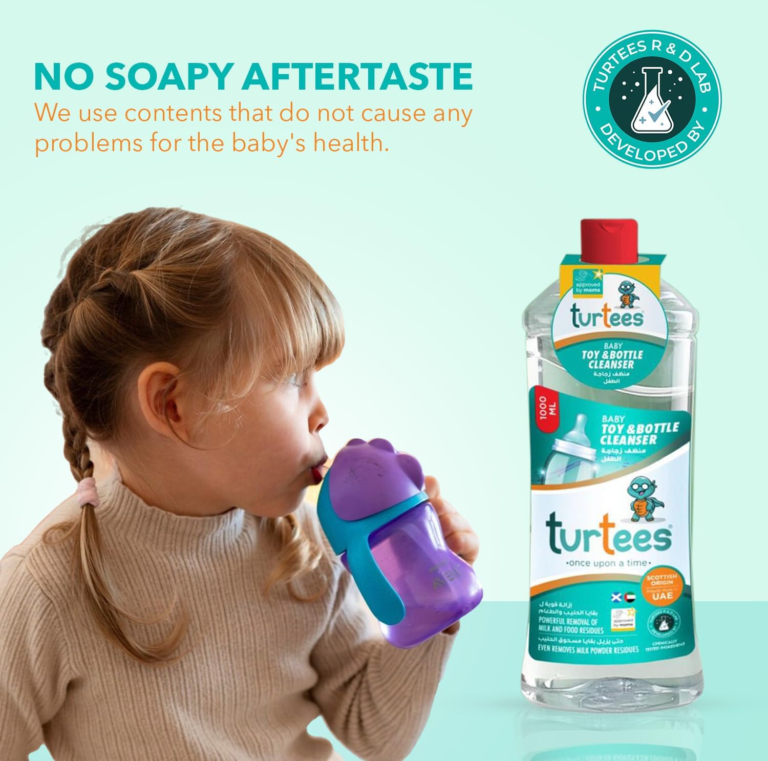 Bottle Cleanser for a Safer World 1 Ltr X 3