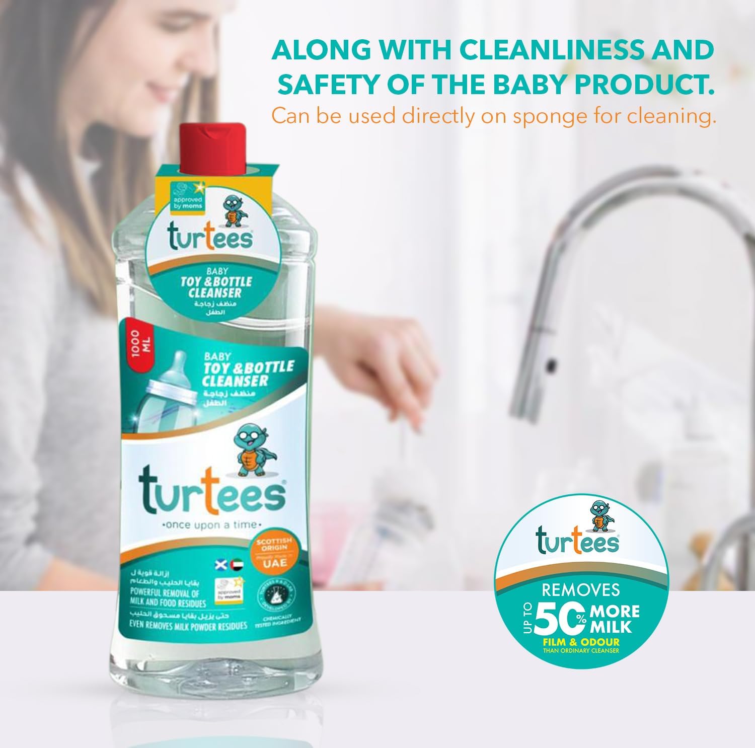 Bottle Cleanser for a Safer World 1 Ltr X 3