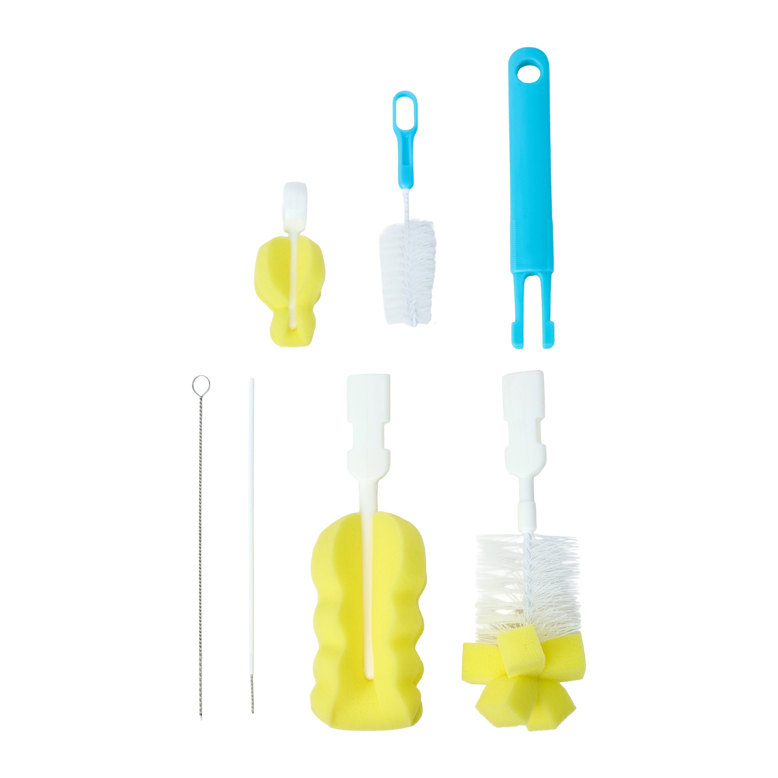 5 PC Bottle Cleaner Brush Set with Nipple Brush