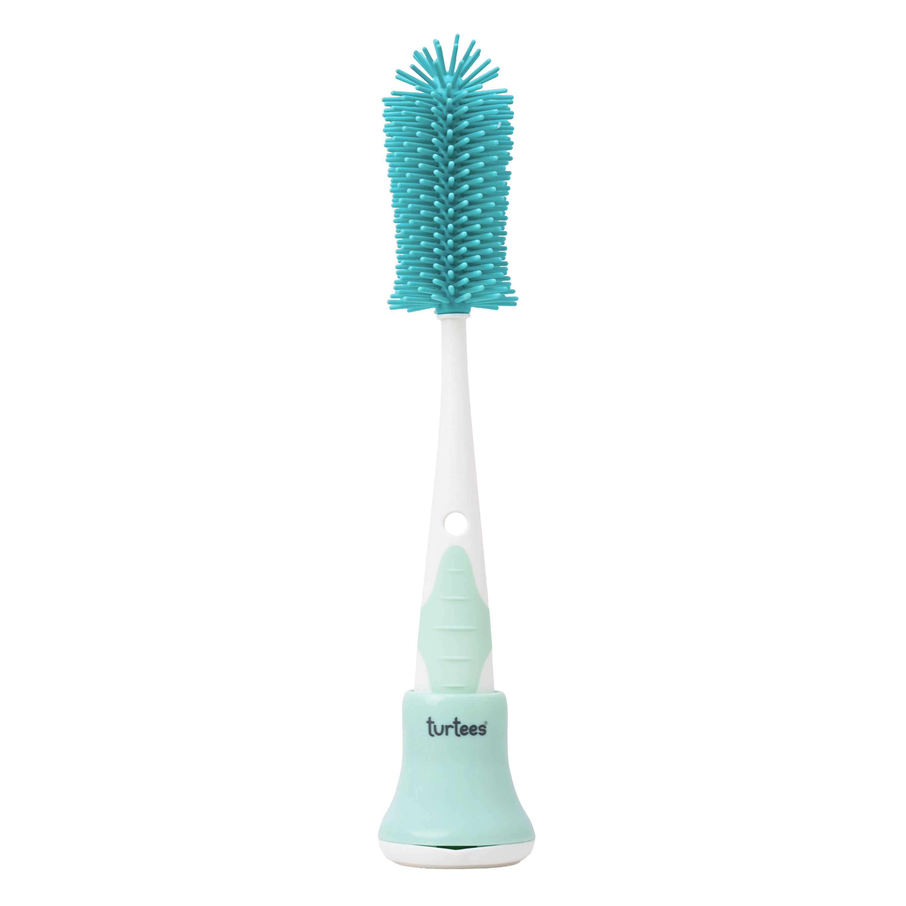 360° Bottle Cleaner Brush Set with Hidden Nipple Brush + Stand