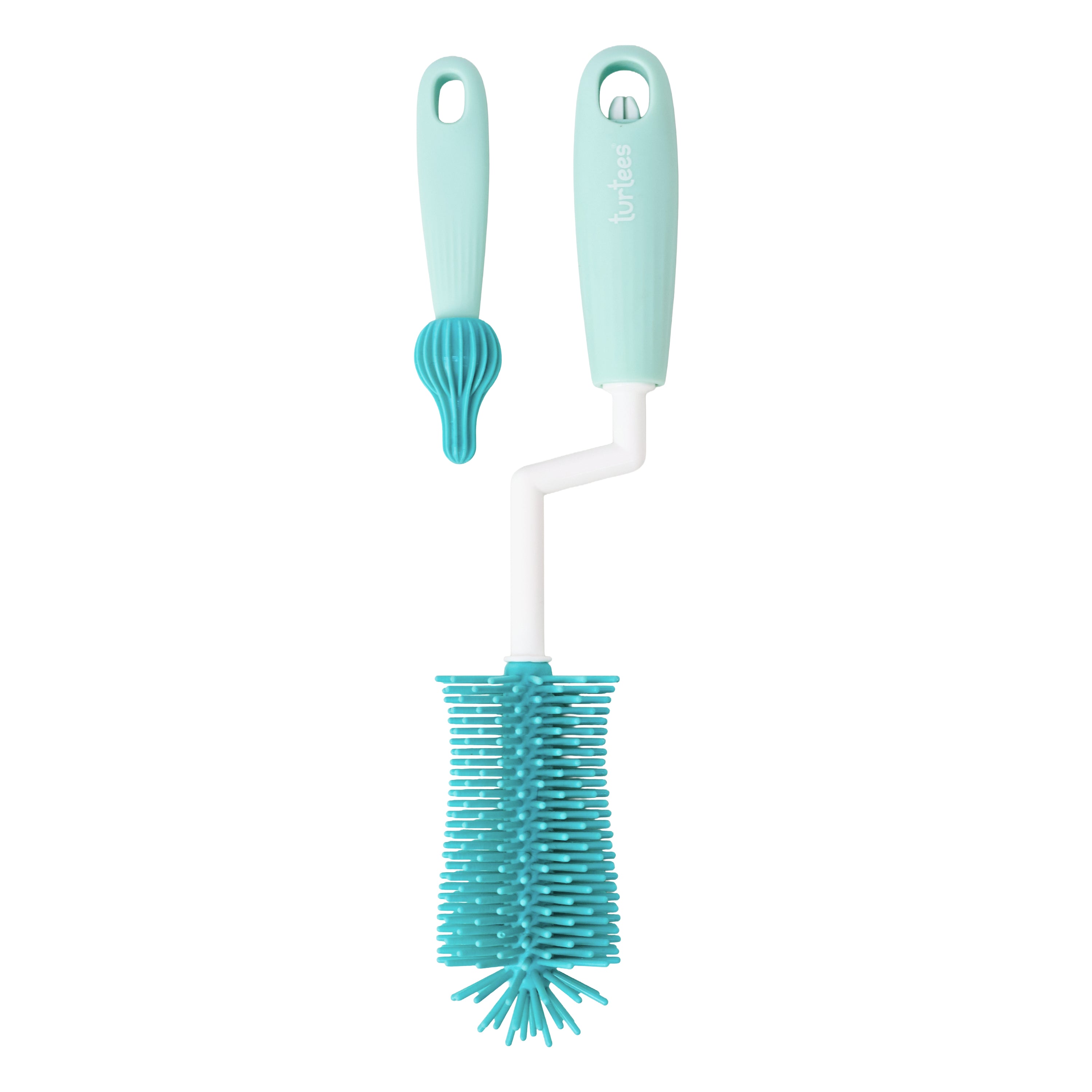 360° Bottle Cleaner Brush Set with Nipple Brush