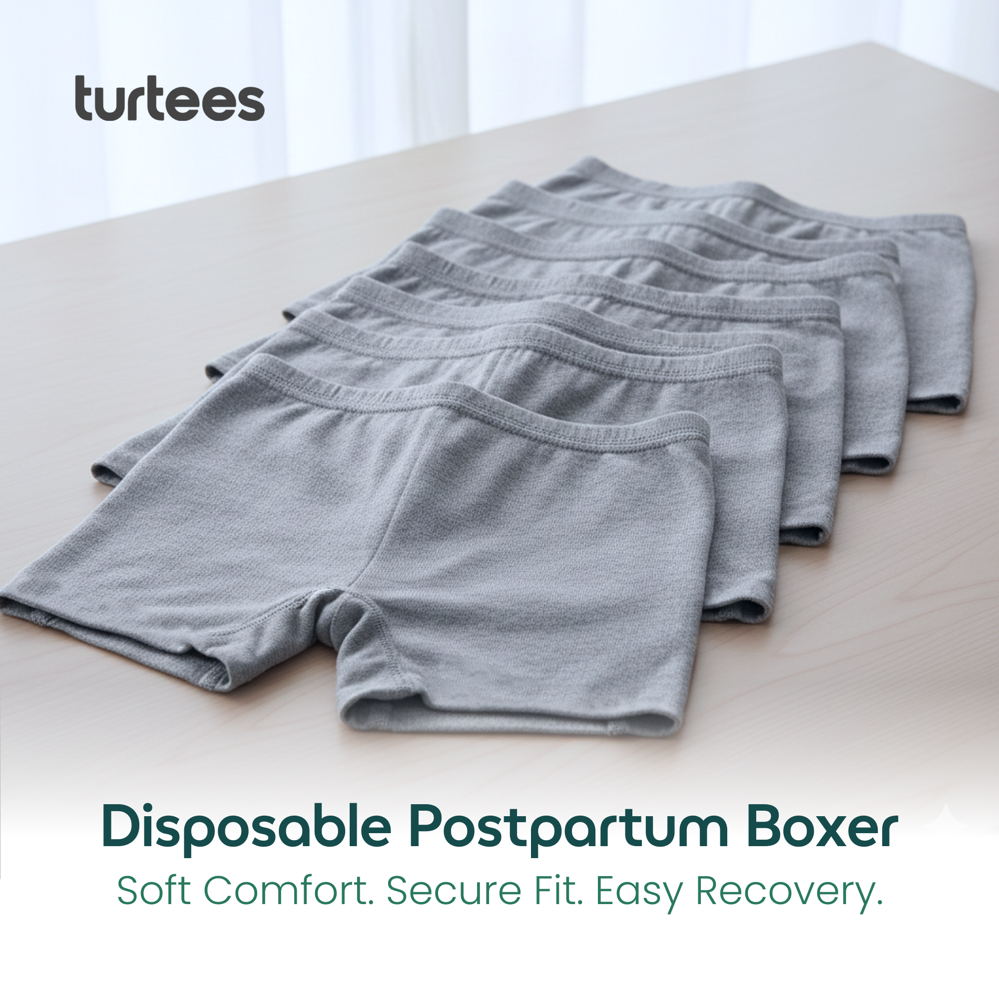 High-Waist Postpartum Boxer