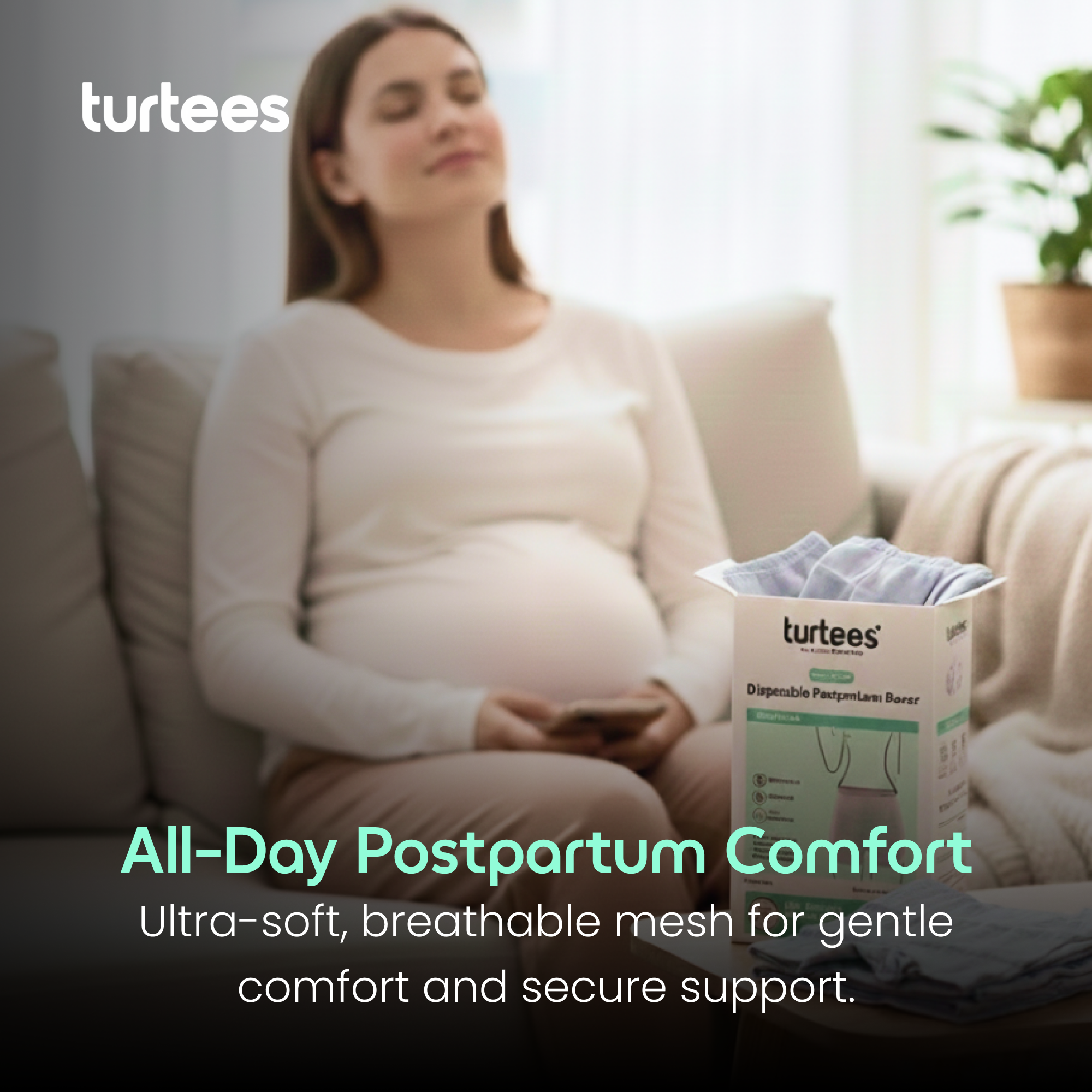 High-Waist Postpartum Boxer