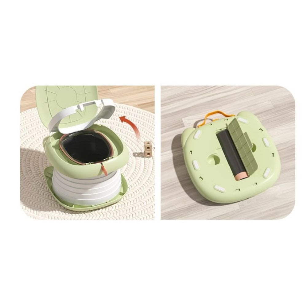 Green 3-in-1 Portable Travel Potty