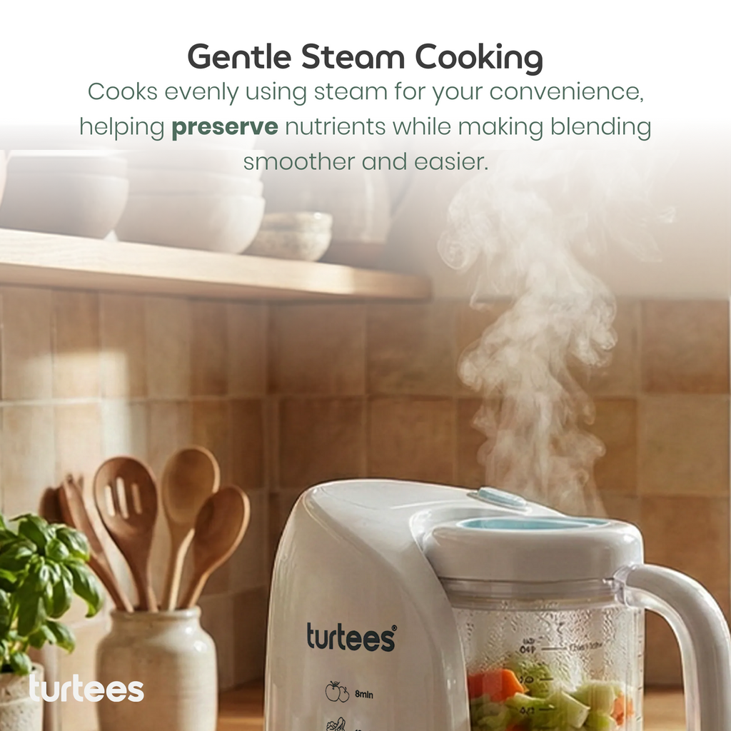 Turtees 4-in-1 Baby Food Maker