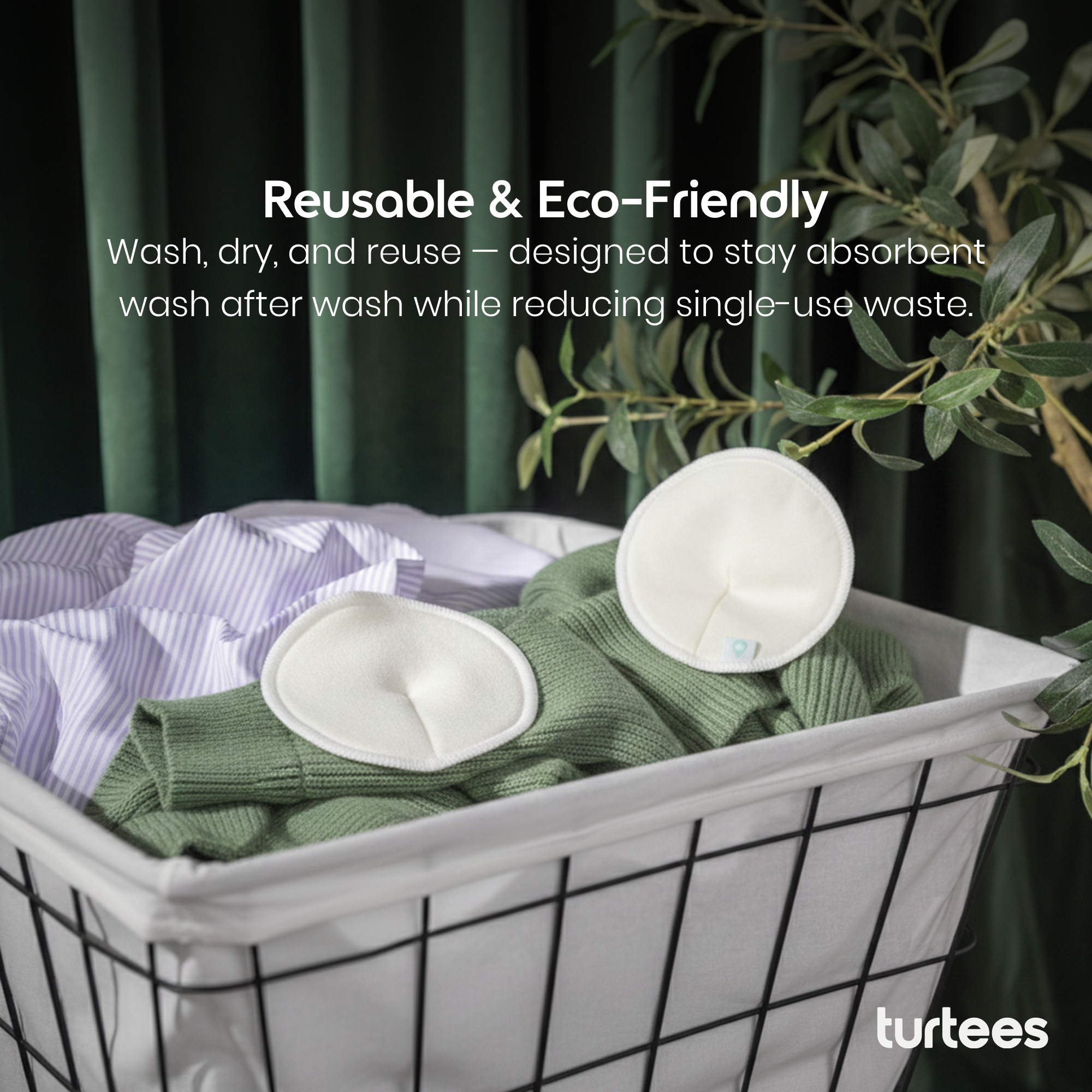 Turtees Reusable Nursing Pads