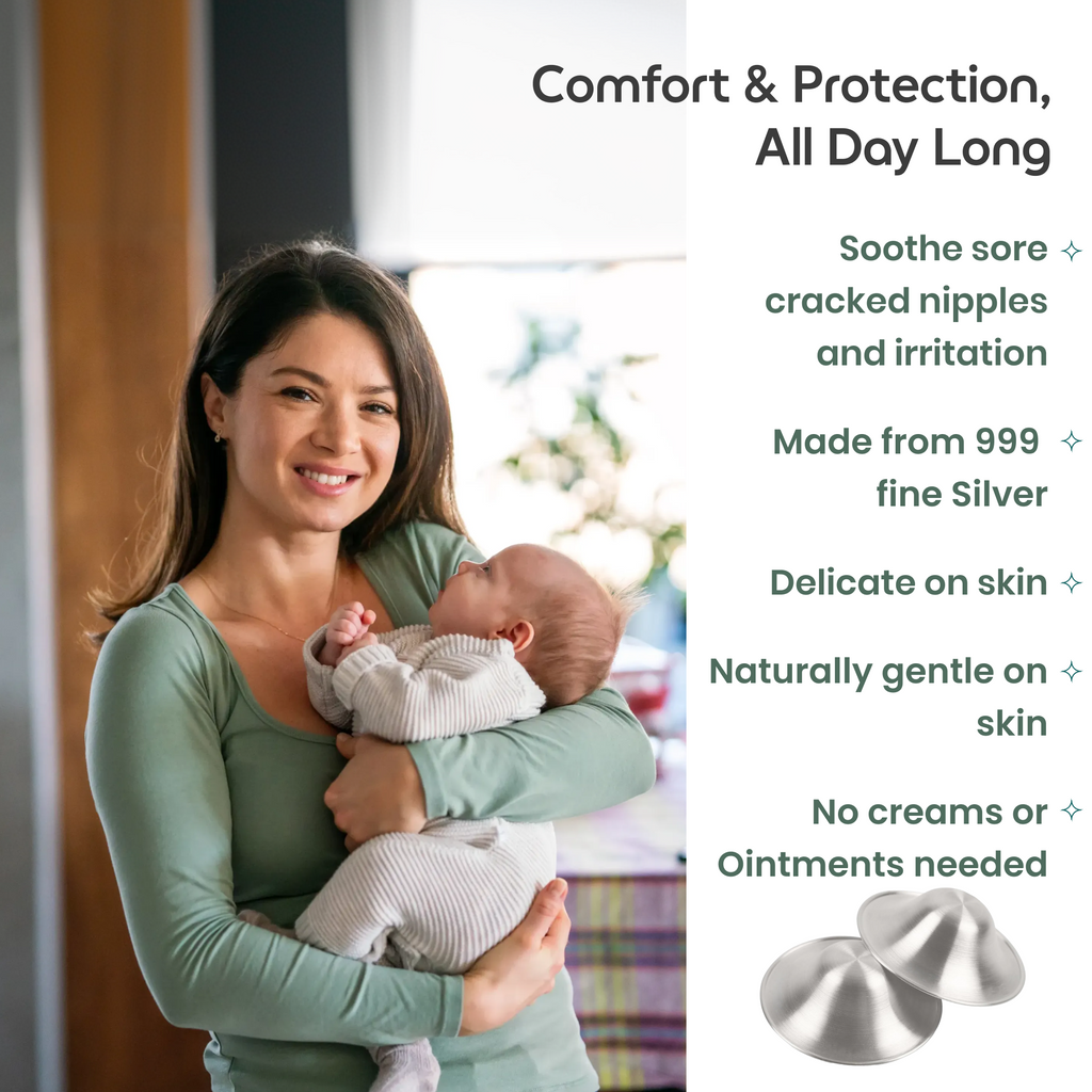 Pure 999 Silver Nursing Cups