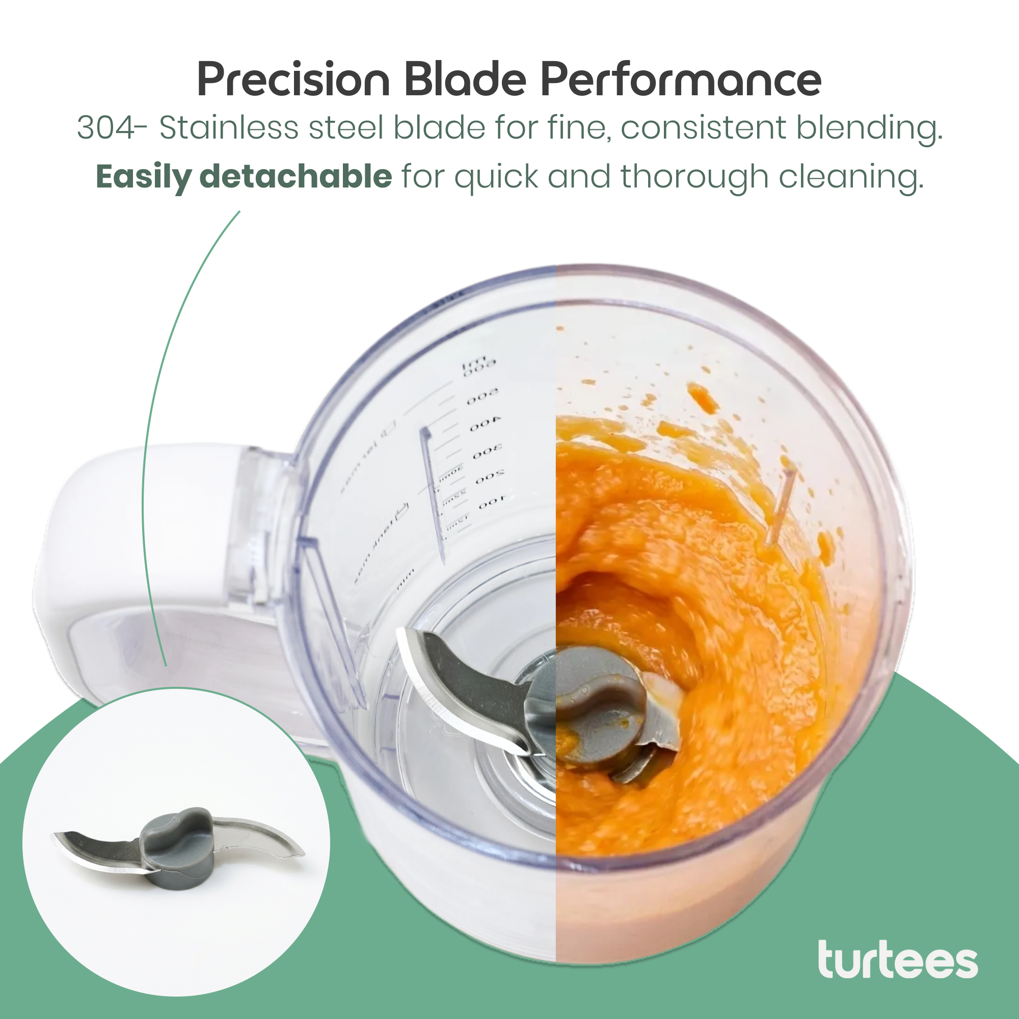 Turtees 4-in-1 Baby Food Maker