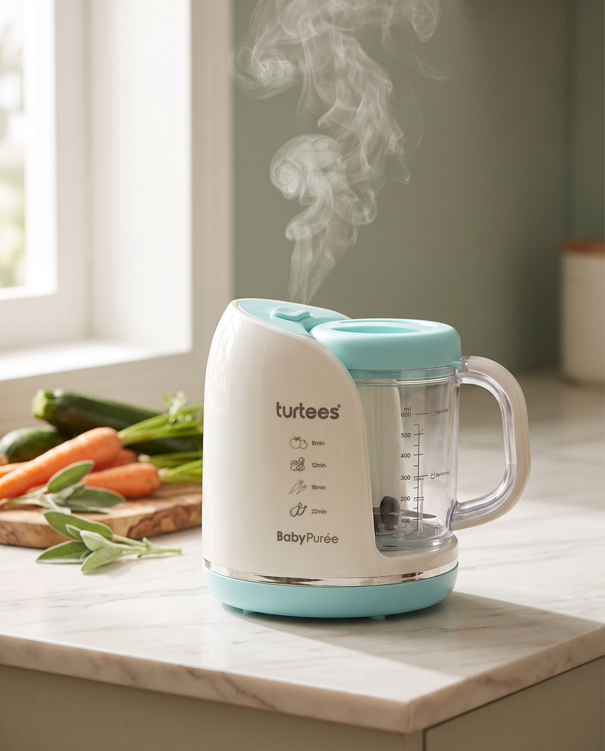 turtees 4-in-1 baby food maker