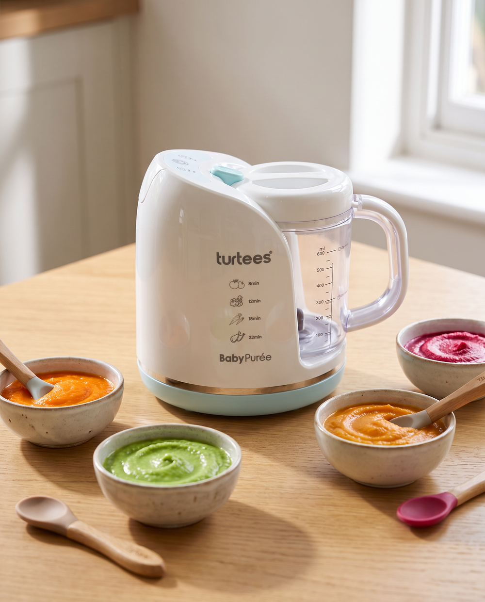 turtees 4-in-1 baby food maker